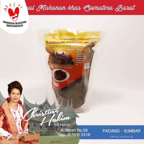 Foto Produk Rendang Daging / Rendang Padang Basah Christine Hakim 500gr dari DAPUR KIARA Kuliner