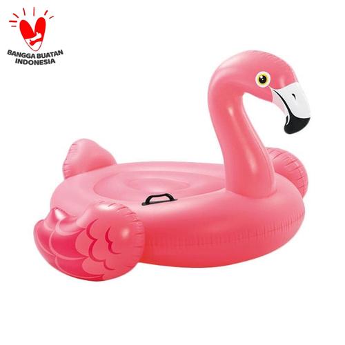 Foto Produk Pelampung Ban Floaties Pink Flamingo Ride-on INTEX 57558 (142x137x97cm - Flamingo saja dari INTEX ONLINE
