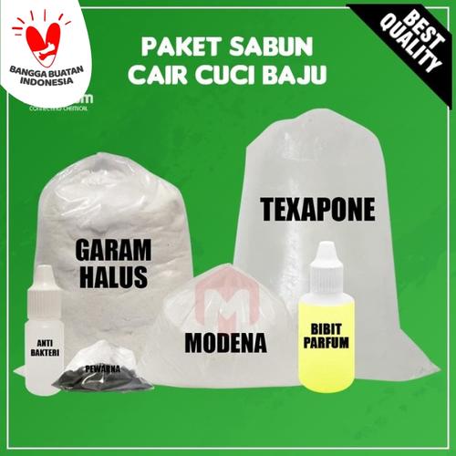 Foto Produk Paket Hemat DIY Bahan Sabun Cair Cuci Baju / DIY Liquid Soap dari Maximum Chemical