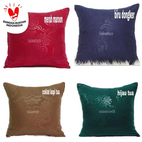 Foto Produk SARUNG BANTAL KURSI / SOFA EMBOS 40 x 40 cm dari raisastore08