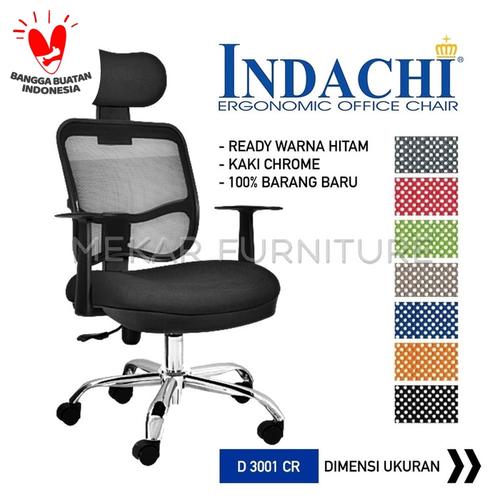 Foto Produk Kursi Kantor Indachi D 3001 CR - Kaki Chrome dari Mekar Furniture