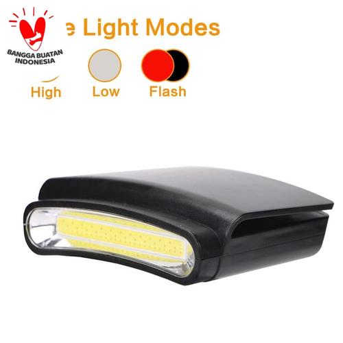 Foto Produk Senter Kepala / Topi Clip On LED COB dari ZigZag-Store