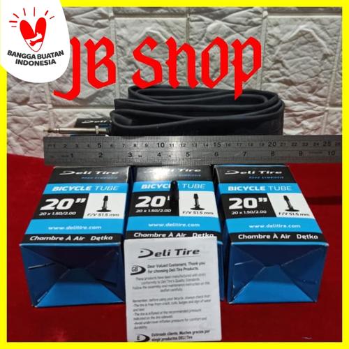 Foto Produk BAN DALAM SEPEDA 20 X 150 175 SWALLOW DELI 20X150 PRESTA FRANCE 51 MM dari JB Shop 1