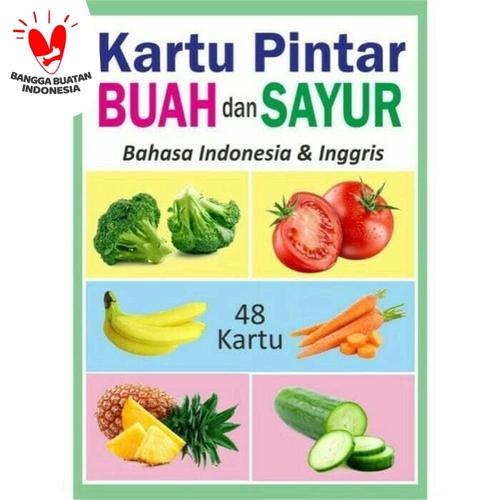 Foto Produk Flashcard / Flash Card / Kartu Pintar Buah dan Sayur dari TweedyToys