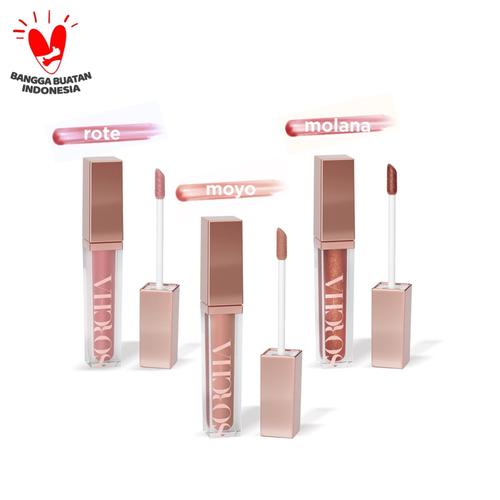 Gambar Bundling Sorcha Lipglow - Rote - Moyo - Molana dari Sorcha Cosmetic Official Kab. Bantul Tokopedia