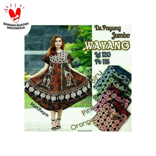 Foto Produk daster payung jumbo wayang - daster jumbo baju jumbo dari DASTER MURAH BERKAH