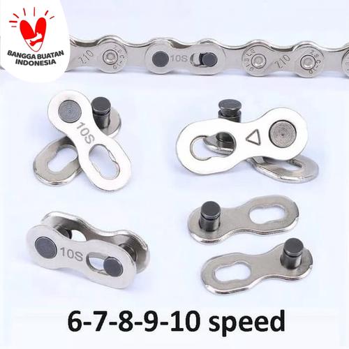 Foto Produk Sambungan rantai sepeda 6-8, 9, 10 speed - 9Speed dari Uwo Sports
