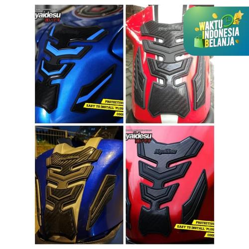 Foto Produk Aksesoris Tank Pad Universal Motosport Pelindung Tanki CBR Ninja GSX - Biru dari Hayaidesu Indonesia
