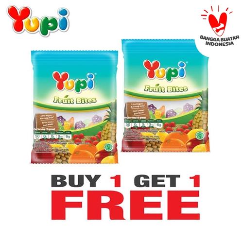 Foto Produk Yupi Fruit Bites 80 Gram Buy 1 Get 1 Free dari Yupi Store
