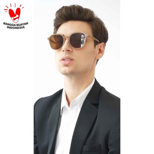 Foto Produk Houseofcuff Frame Kacamata Sun Glasses Pria Wanita Unisex Krem dari House of Cuff