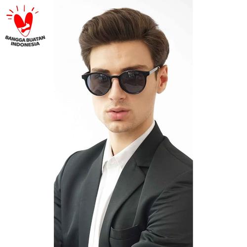 Foto Produk Houseofcuff Frame Kacamata Sun Glasses Pria Wanita Unisex Hitam F - Hitam dari House of Cuff