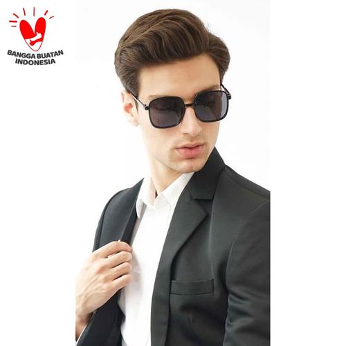 Foto Produk Houseofcuff Frame Kacamata Sun Glasses Pria Wanita Unisex Hitam E a - Hitam dari House of Cuff
