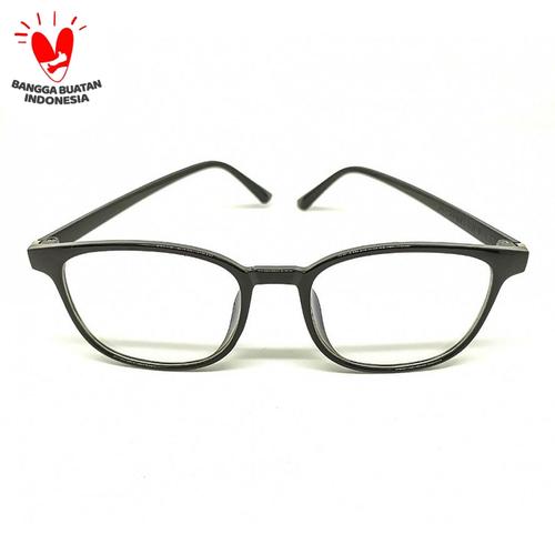 Foto Produk Houseofcuff Frame Kacamata Sun Glasses Pria Wanita Unisex Bening A - Hitam dari House of Cuff