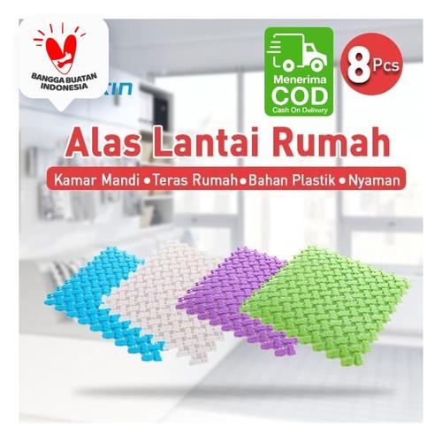 Foto Produk 8 buah Warna Permen Alas Kamar Mandi Plastik Non-Slip Shower dari SUNXIN