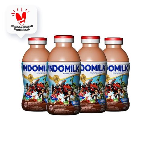 Foto Produk SUSU STERIL INDOMILK CHOCO 190 ML X 4 Pcs dari Indomilk Official Store
