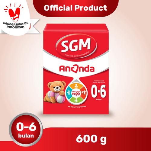 Foto Produk SGM Ananda 1 Susu Formula Bayi 0-6 Bln 600g dari SGM Official Store