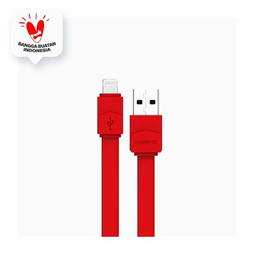 Foto Produk Hippo Lica Lightning Kabel Data Iphone 30 cm - Putih dari Hippo Official Store
