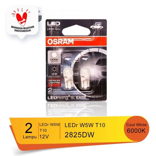 Foto Produk Lampu Led Senja T10 W5W Osram Retrofit 2825DW - Cool White dari Osram Automotive