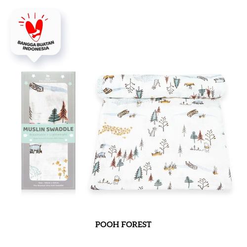 Foto Produk Pooh Forest Muslin Swaddle dari Little Palmerhaus