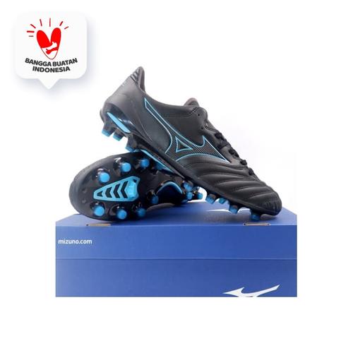 Foto Produk Sepatu Bola Mizuno Morelia Neo II MD Black Blue Atoll P1GA195325 Ori - 42 dari KING OF DRIBBLE