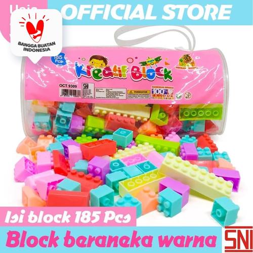 Foto Produk Promo Mainan Edukasi anak Kreative Block Isi 185 Pcs OCT9309 dari Ocean Toy Indo