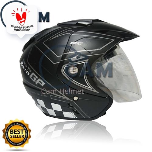 Foto Produk Helm DMN double visor Moto GP ABU DOff Bukan BXP KYT INK NHK GM JPN dari Boss helm