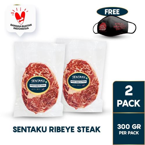 Foto Produk SENTAKU Ribeye 300 Gr Multipack dari KIBIF Official Store