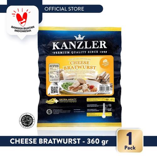 Foto Produk 1 Pack - Kanzler Cheese Bratwurst 360gr dari Kanzler Official Store