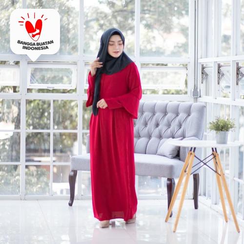 Foto Produk Gamis Princess Maxidress - Maroon dari DRESSSOFIA