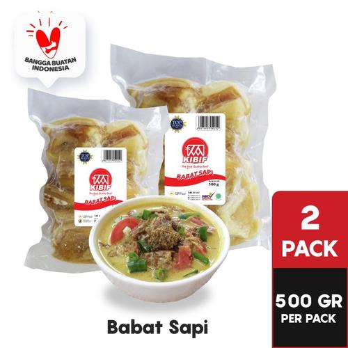 Foto Produk KIBIF Babat Sapi 2 Pack = 1 KG dari KIBIF Official Store
