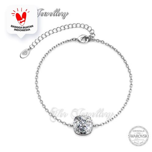 Foto Produk Juliana Bracelet - Gelang Crystal Swarovski by Her Jewellery - White Gold dari Her Jewellery