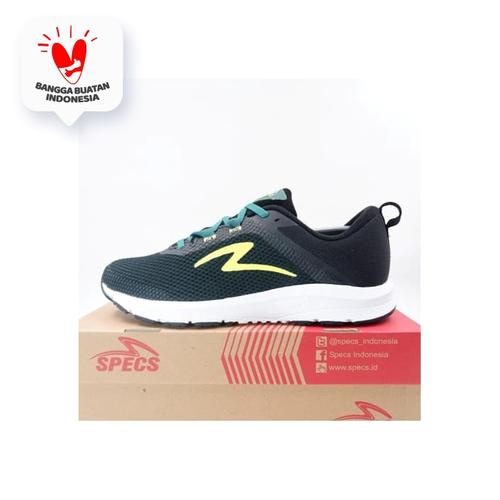 Foto Produk Sepatu Running/Lari Specs Cloudwave Olive Safety Yellow 200644 Ori dari KING OF DRIBBLE