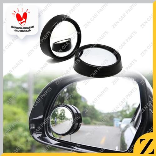 Foto Produk KACA SPION MINI CEMBUNG TAMBAHAN SPION WIDE ANGLE BLINDSPOT MIRROR dari Zen Car Parts