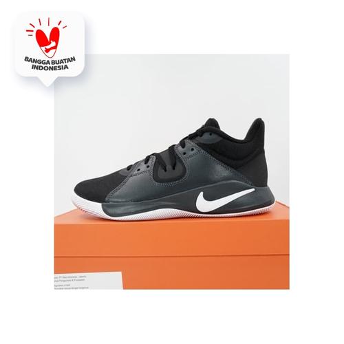 Foto Produk Sepatu Basket Nike Flyby Mid Black White CD0189-001 Original BNIB dari KING OF DRIBBLE
