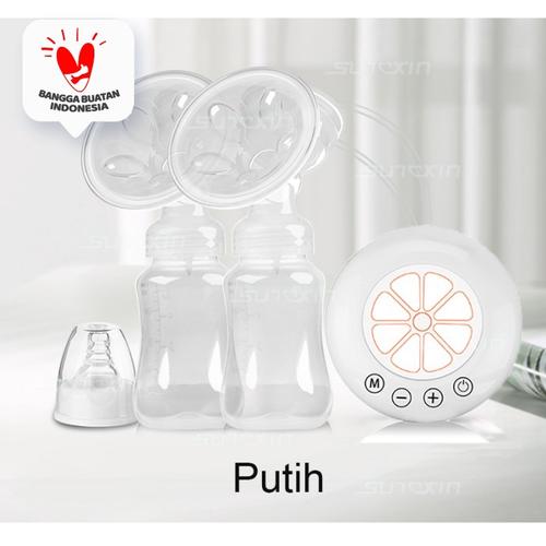 Foto Produk Pompa Asi Elektrik Ganda / Double Electric Breast Pump / Fungsi Pijat - Putih dari SUNXIN