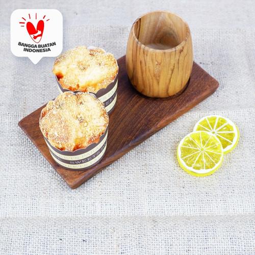 Foto Produk Bharat | tatakan gelas tray kayu hotel restaurant dapur saji coaster dari Mendekor