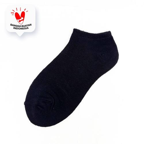 Foto Produk PVN Kaos Kaki Casual 101 - Black Polos dari PVN Official Store