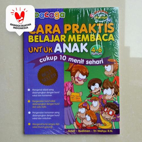 Foto Produk Buku Anak TK SD Kelas 1 - buku ABACAGA Cara Praktis Belajar Membaca dari ALIDA