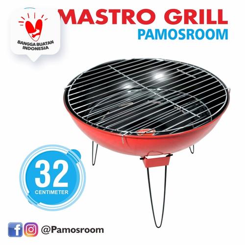 Foto Produk Maspion Mastro Grill Uk.32cm / Alat Panggang Non Stick Uk.32cm dari Pamosroom Living