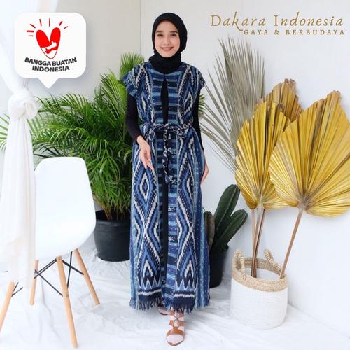 Foto Produk Gamis Dress Etnik Tenun Ikat - Dakara Indonesia dari Dakara Indonesia