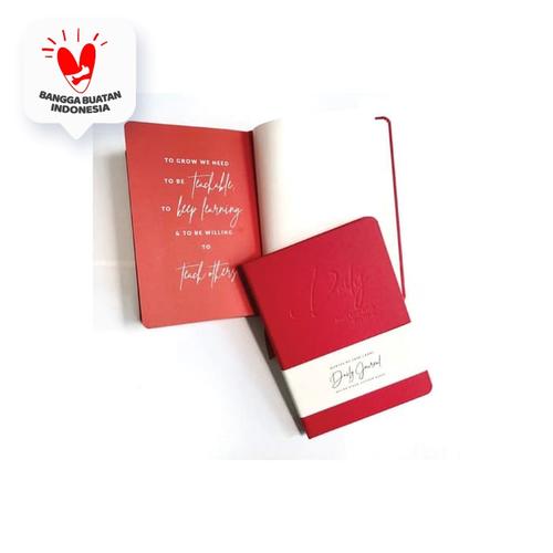 Foto Produk Daily Journal (Notebook) Jose Carol (Unlined Pages) Red dari Insight Unlimited