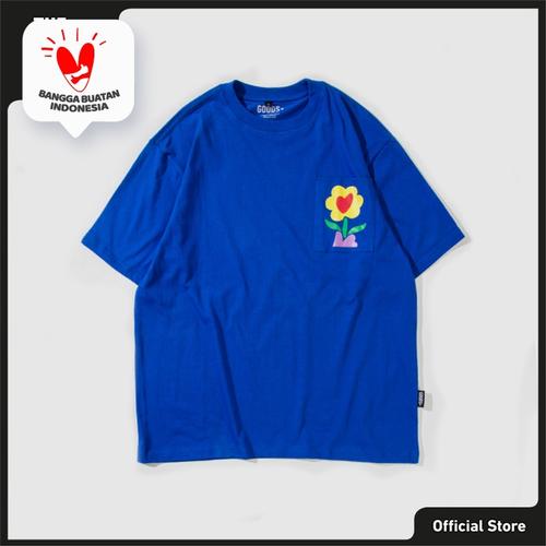 Foto Produk The Goods Dept Kaos Pria - GOOD FLEUR S/S - Biru, S dari The Goods Dept
