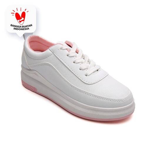 Foto Produk PVN Sepatu Sneakers Wanita Sport Shoes 617 - white pink, 37 dari PVN Official Store