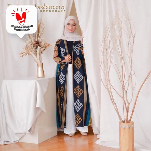 Foto Produk Outer Gamis Ethnic Tenun Ikat - Dakara Indonesia dari Dakara Indonesia