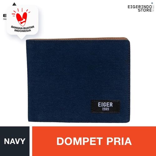 Foto Produk Eiger 1989 Canvas Horizontal 1.1 Wallet - Navy dari Eigerindo Store