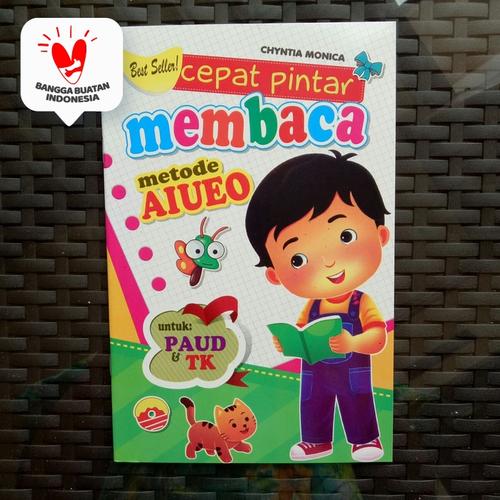 Foto Produk Buku Anak TK PAUD - Cepat Pintar Membaca Metode AIUEO, belajar membaca dari ALIDA