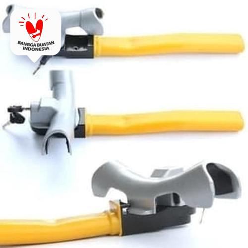 Foto Produk KUNCI STIR MOBIL CH830 ABU MODEL T PENGAMAN MOBIL SAFETY LOCK ARMORED dari Zen Car Parts