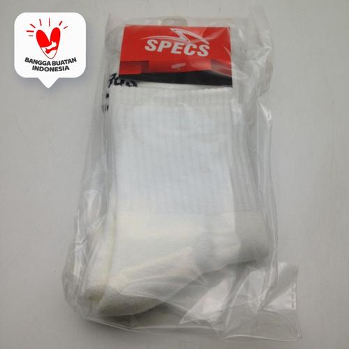Foto Produk Kaos kaki Sekolah Specs School Socks S WHITE 903199 Original BNWT dari KING OF DRIBBLE