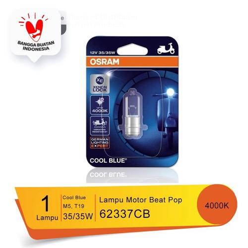 Foto Produk Osram Lampu Depan Motor Honda Beat Pop 2015-on - 62337CB - Cool Blue dari Osram Automotive