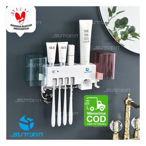 Foto Produk UV Dispenser Tempat Sikat Gigi Sterilization / Tempat Alat Mandi dari SUNXIN